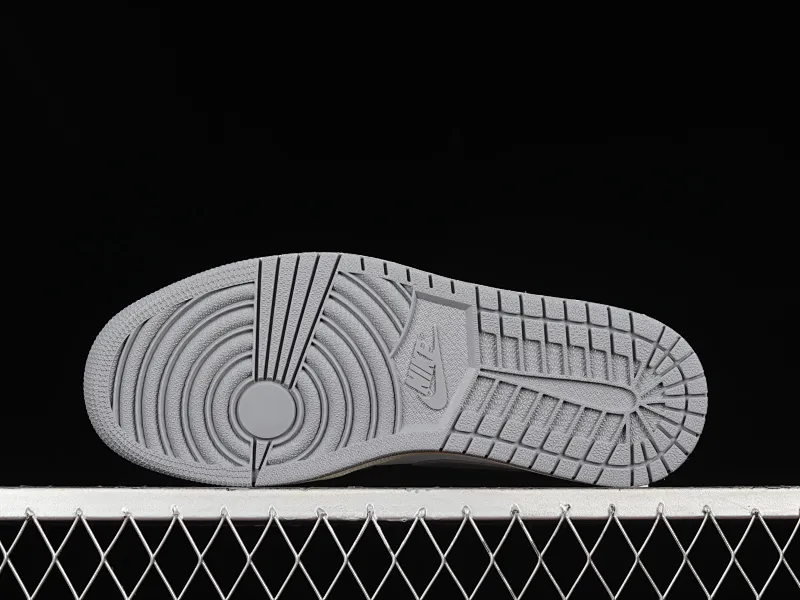 All categories Air Jordan Jordan series basketball shoes Air Jordan 1 Low G version pure original Air Jordan 1 Low "Vintage Grey" AJ1 Joe 1 white gray low-top basketball shoes 553558-053